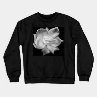 B&W flower Crewneck Sweatshirt